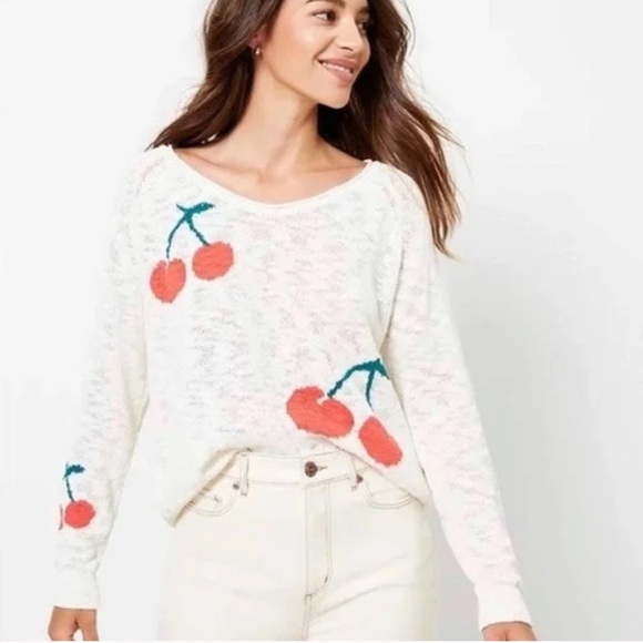 Lou & Grey | Cherry Knit Sweater - Picture 1 of 8